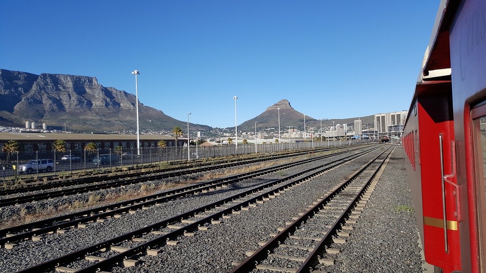 Ceres Rail with Table Mountain in the background