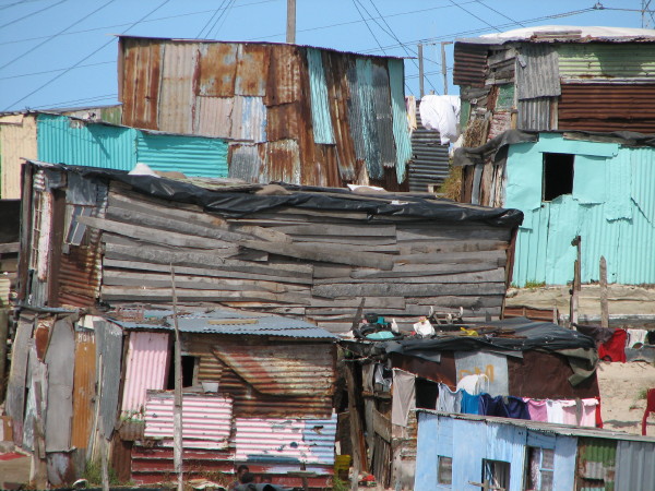 Shanty Town on the cape flats